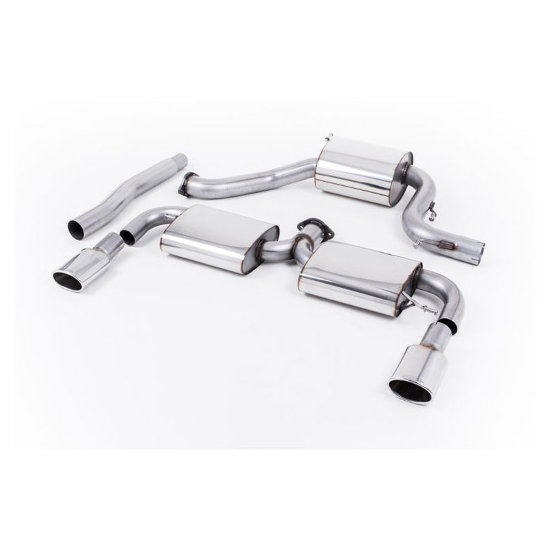 VW Scirocco R - Milltek Duplex Auspuffanlage ab Kat